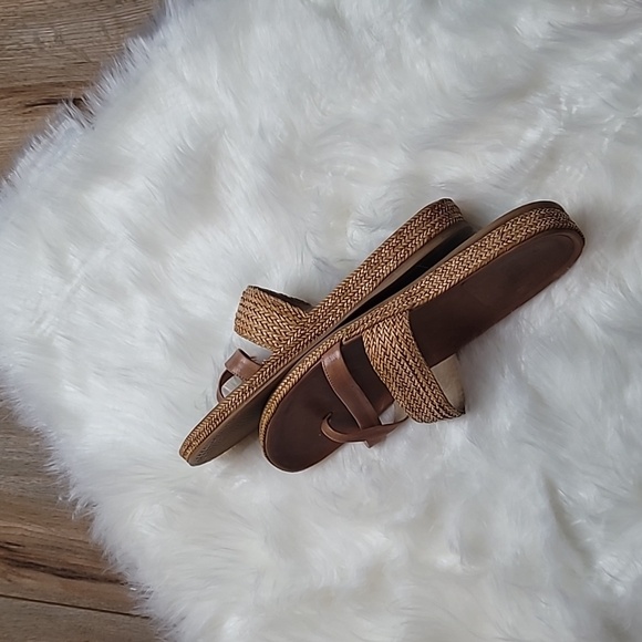 Stuart Weitzman MARIELLA Sandals 10 Women’s Brown Leather - Picture 4 of 9